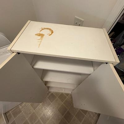 White Utility Cabinet (U)