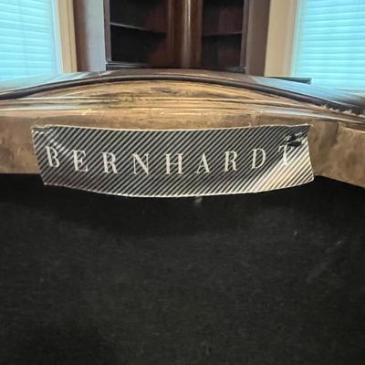 Bernhardt Leather & Wood Framed Armchair (O-MG)