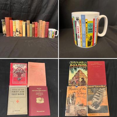 Antique & Vintage Books & Book Lovers Mug (O-MG)