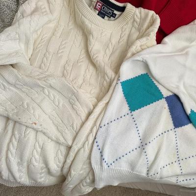 8 Mens Sweaters & Vests XL (B3)