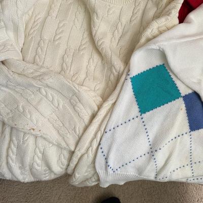 8 Mens Sweaters & Vests XL (B3)