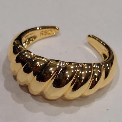18kt Gold Overlay sterling silver