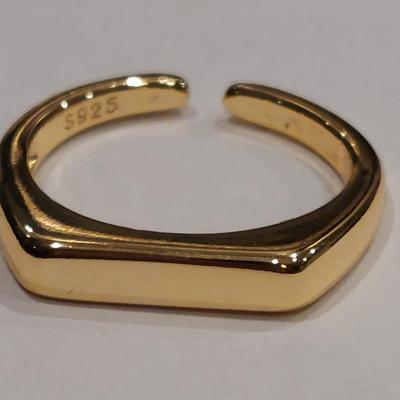 18kt Gold Overlay sterling silver