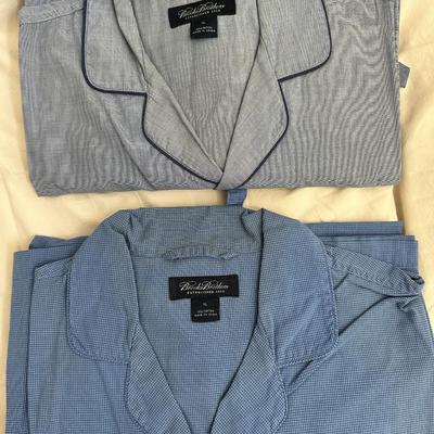 Brooks Brothers Mens Pajama Set, 2 pair long sleeve/leg, XL (B3)