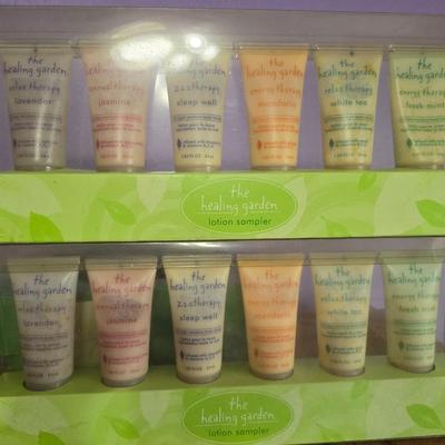 Lotion sampler the Healing Garden