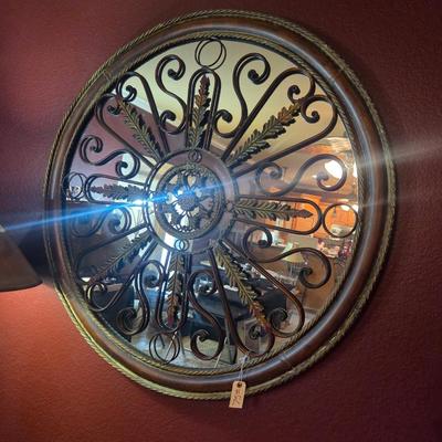 Sale Photo Thumbnail #27: Mirror - 46”
Clock - 39”
Candle holder
Decor