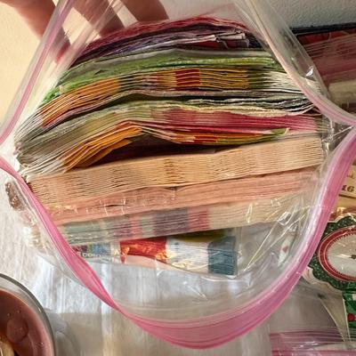 Huge Box of Mostly Paper Napkins, Holiday, BIrthday, etc. +Jim Shore & Candles (DR)