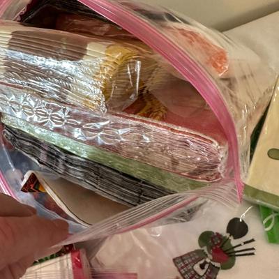 Huge Box of Mostly Paper Napkins, Holiday, BIrthday, etc. +Jim Shore & Candles (DR)