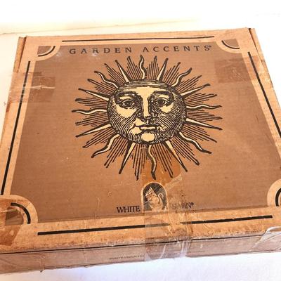 Lot #134 Beautiful Brass Garden Sundial -new in box