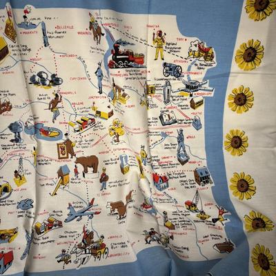 Vintage Kansas Tablecloth