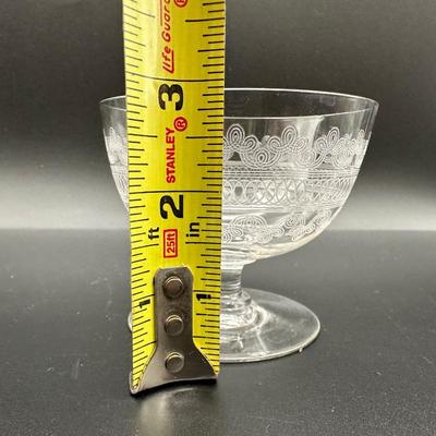 Cristal d’Arques France Lead Crystal Dessert / Compote Bowls