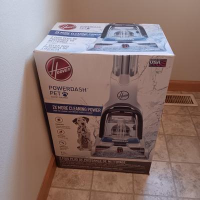 NEW IN SEALED BOX HOOVER POWERDASH CARPET CLEANER