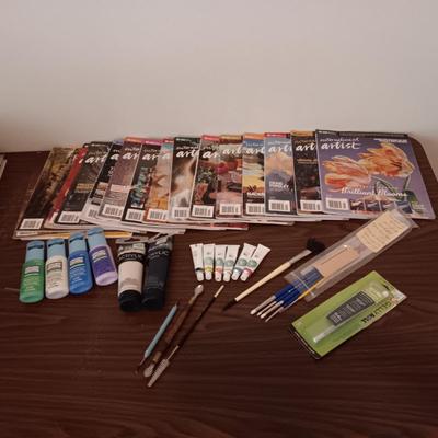 ART SUPPLIES AND THE INTERNATIONAL ARTIST MAGAZINES