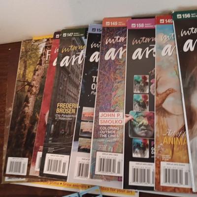 ART SUPPLIES AND THE INTERNATIONAL ARTIST MAGAZINES