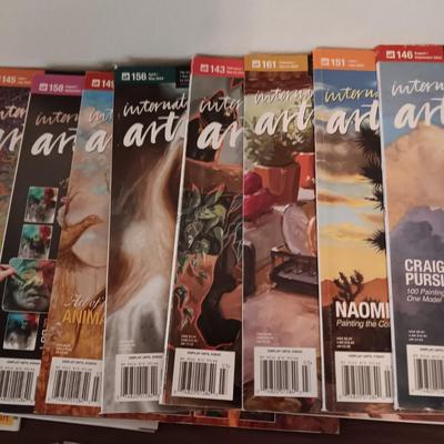 ART SUPPLIES AND THE INTERNATIONAL ARTIST MAGAZINES