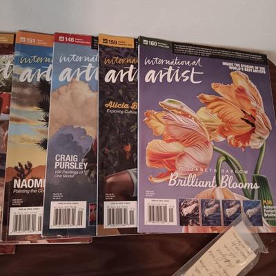 ART SUPPLIES AND THE INTERNATIONAL ARTIST MAGAZINES