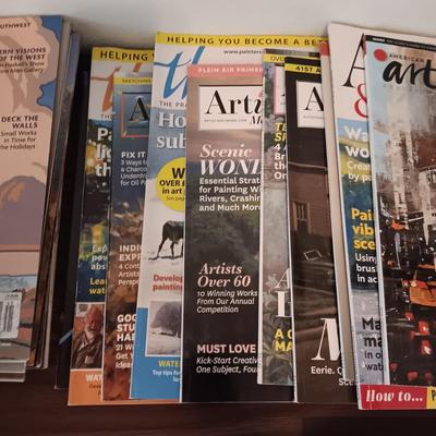 ARTISTS MAGAZINES AND ART SUPPLIES