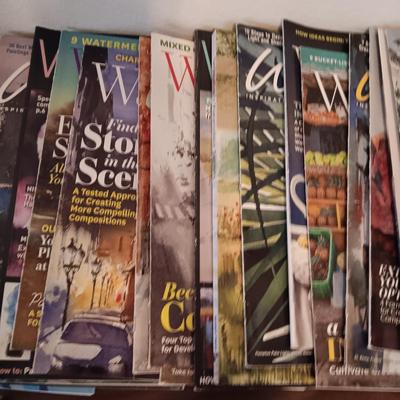 MAGAZINESS ON WATERCOLOR ART AND PASTEL ART PLUS ART SUPPLIES