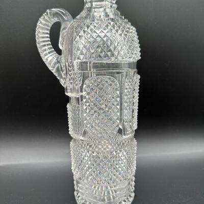 ABP Cut Glass Whiskey Decanter Old Irish Pattern