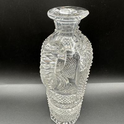 ABP Cut Glass Whiskey Decanter Old Irish Pattern
