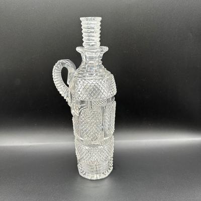 ABP Cut Glass Whiskey Decanter Old Irish Pattern