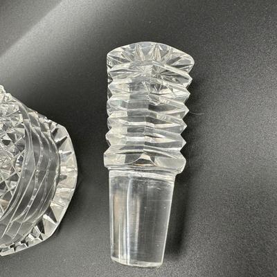 ABP Cut Glass Whiskey Decanter Old Irish Pattern