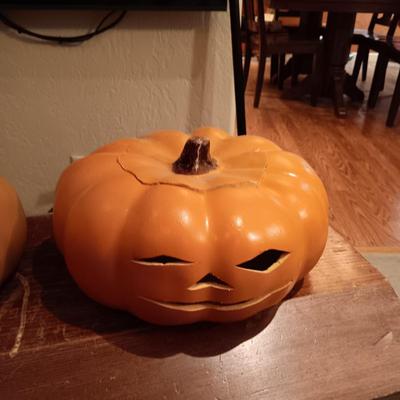 A TRIO OF PUMPKINS
