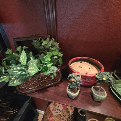 Sale Photo Thumbnail #40: Faux plants
Misc decor

Shelves not included