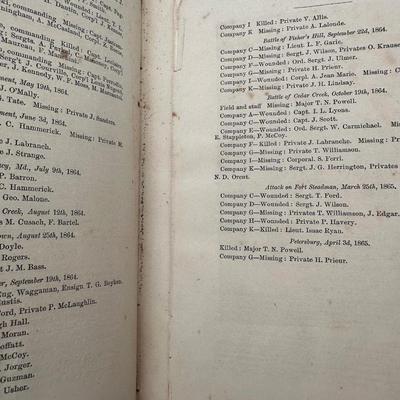 1875 Military Record of Louisiana by Napier Bartlett – Civil War Confederate History, New Orleans