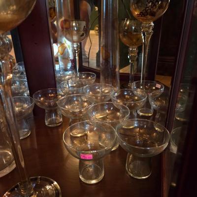 Sale Photo Thumbnail #142: Cabinet - 73” tall, 18” deep, 18 3/4” sides
Glassware