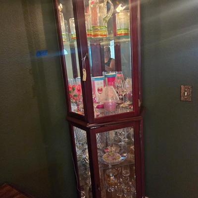 Sale Photo Thumbnail #136: Cabinet - 73” tall, 18” deep, 18 3/4” sides
Glassware