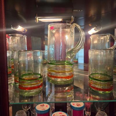 Sale Photo Thumbnail #137: Cabinet - 73” tall, 18” deep, 18 3/4” sides
Glassware