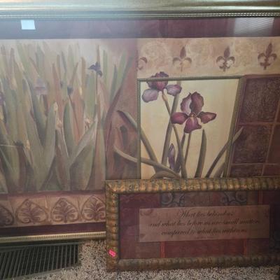 Sale Photo Thumbnail #159: Big picture - 39 1/2” x 28”
Lamps
Floral arrangement
3 other pictures

Nightstands not included