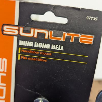 Red Cat Head Handle Bar Bell & Sunlite Ding Dong Bell #2