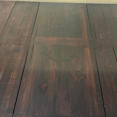 Antique Extendable Dining Table with Leaves