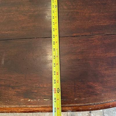 Antique Extendable Dining Table with Leaves