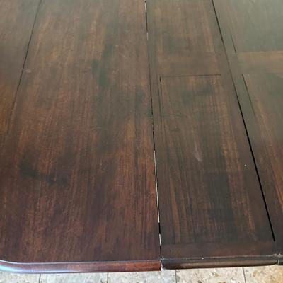 Antique Extendable Dining Table with Leaves