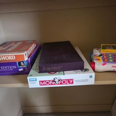Sale Photo Thumbnail #274: Hungry hippo
Monopoly 
Baby books
Learning toys