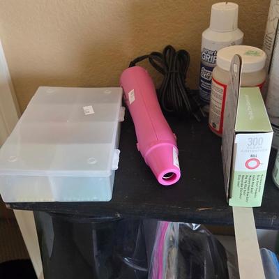 Sale Photo Thumbnail #277: Sewing
Paints
Clay
Hot glue sticks

Shelves & table not included