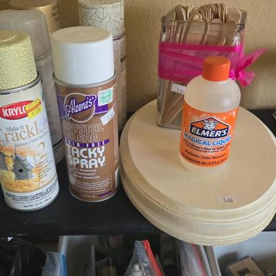 Sale Photo Thumbnail #278: Sewing
Paints
Clay
Hot glue sticks

Shelves & table not included