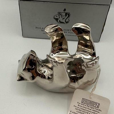 Restoration Hardware Polo Bear Tea light Candle Holder