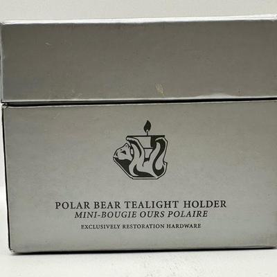 Restoration Hardware Polo Bear Tea light Candle Holder
