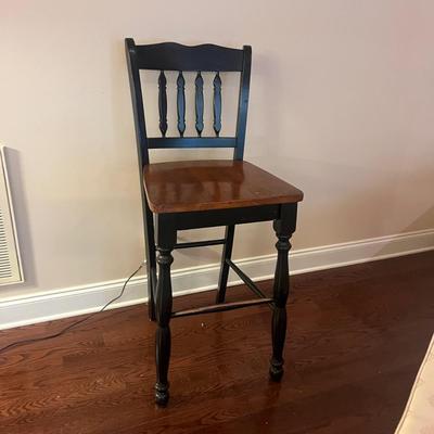 Pair of Wooden Barstools (LR-MG)