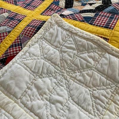 Yellow and Blue Quilt (B1)
