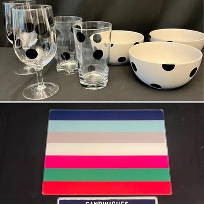 Kate Spade Lenox Glass Food Prep Boards & More (K-MG)