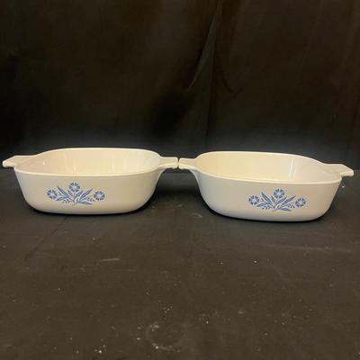 Blue Cornflower Corning Ware & Pyrex Serving Date sh (K-MG)
