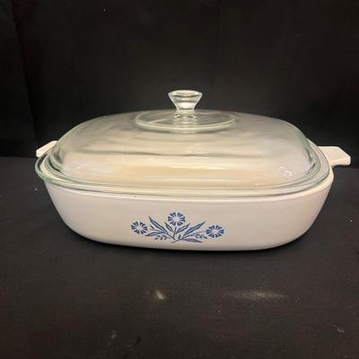Blue Cornflower Corning Ware & Pyrex Serving Date sh (K-MG)