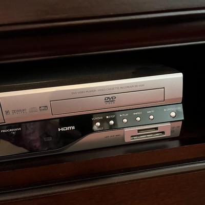 Toshiba VCR and DVD Player (LR)