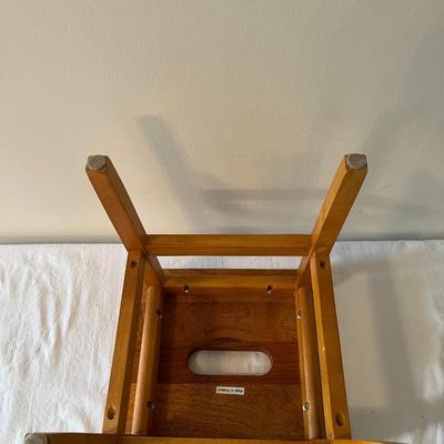 Oak Wooden Foot Stool (LR)