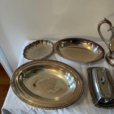 Sliver plate Serving Items 12 Pc (DR)